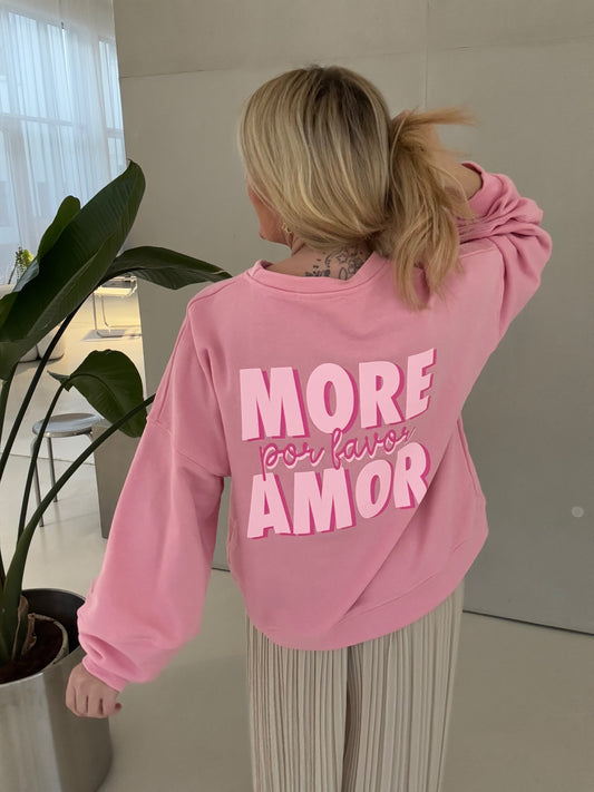 Sweater MORE AMOR rosa