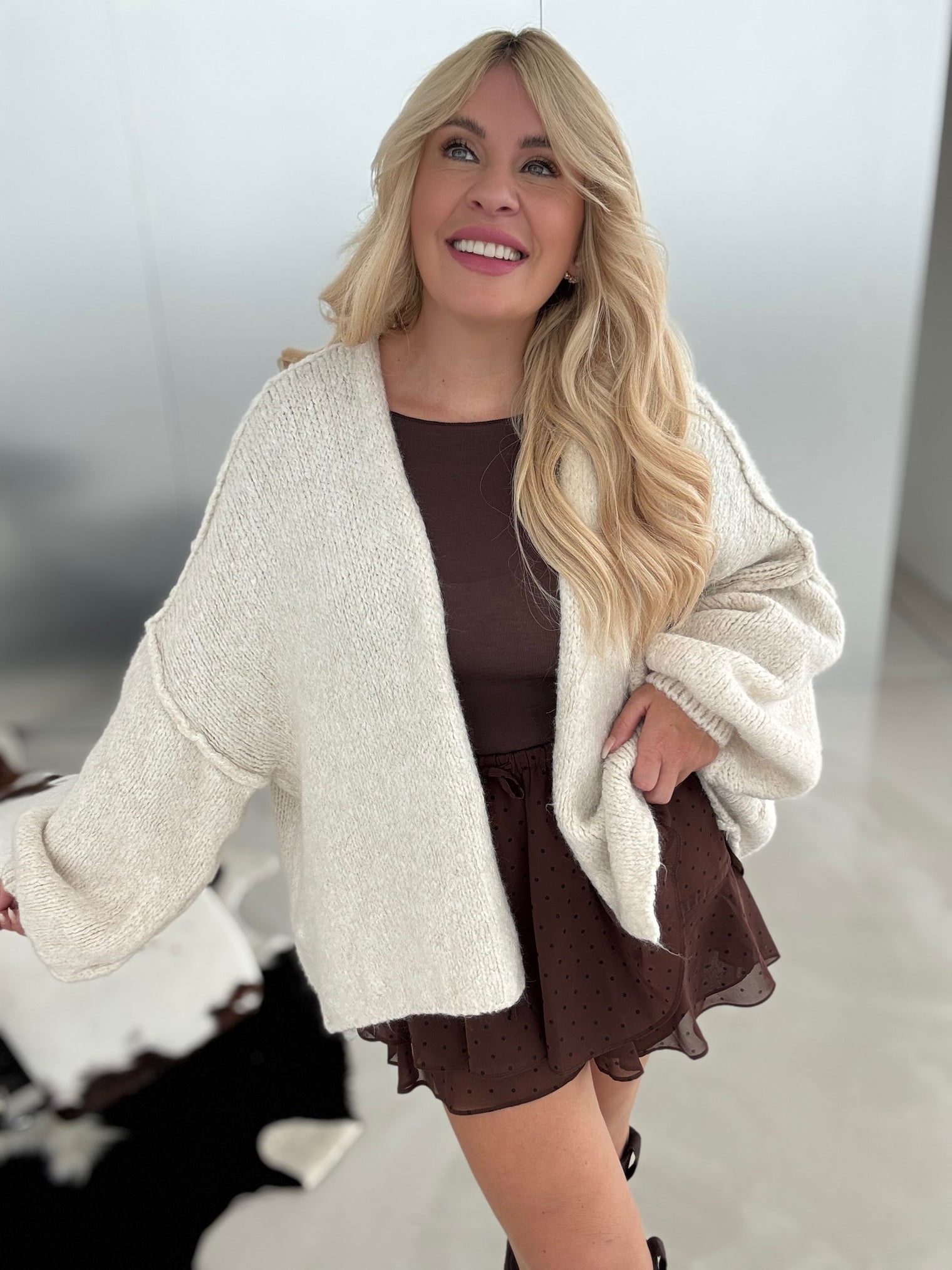 Cardigan COZY DREAMS creme