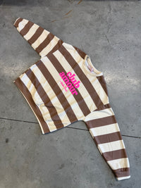 PREMIUM Butterstoff Baumwoll Sweater toffee