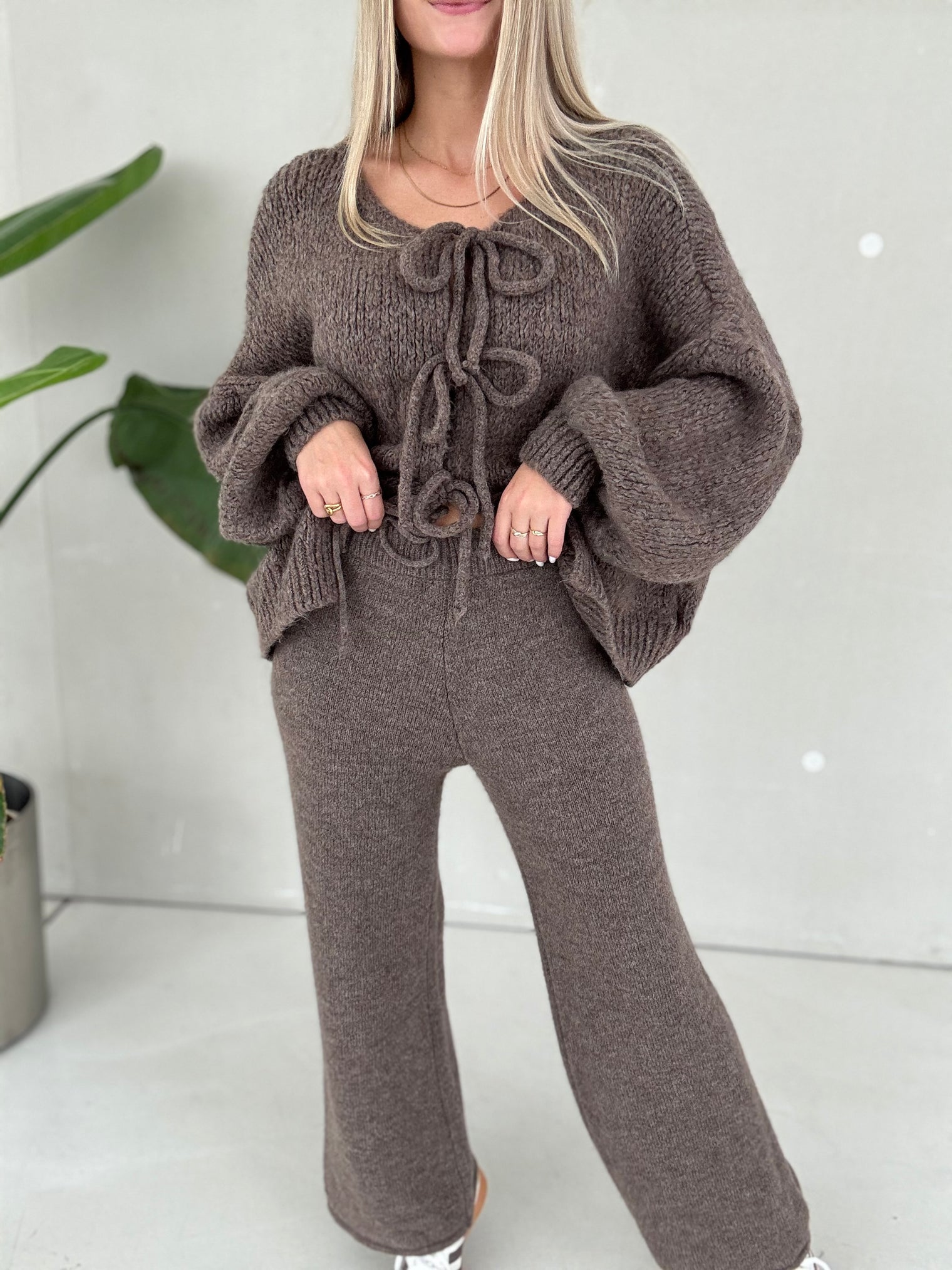 Strickhose SUPER SOFT coffee