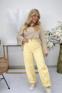 Baloon Jeans mit Stretch CRYSTAL & PEARL