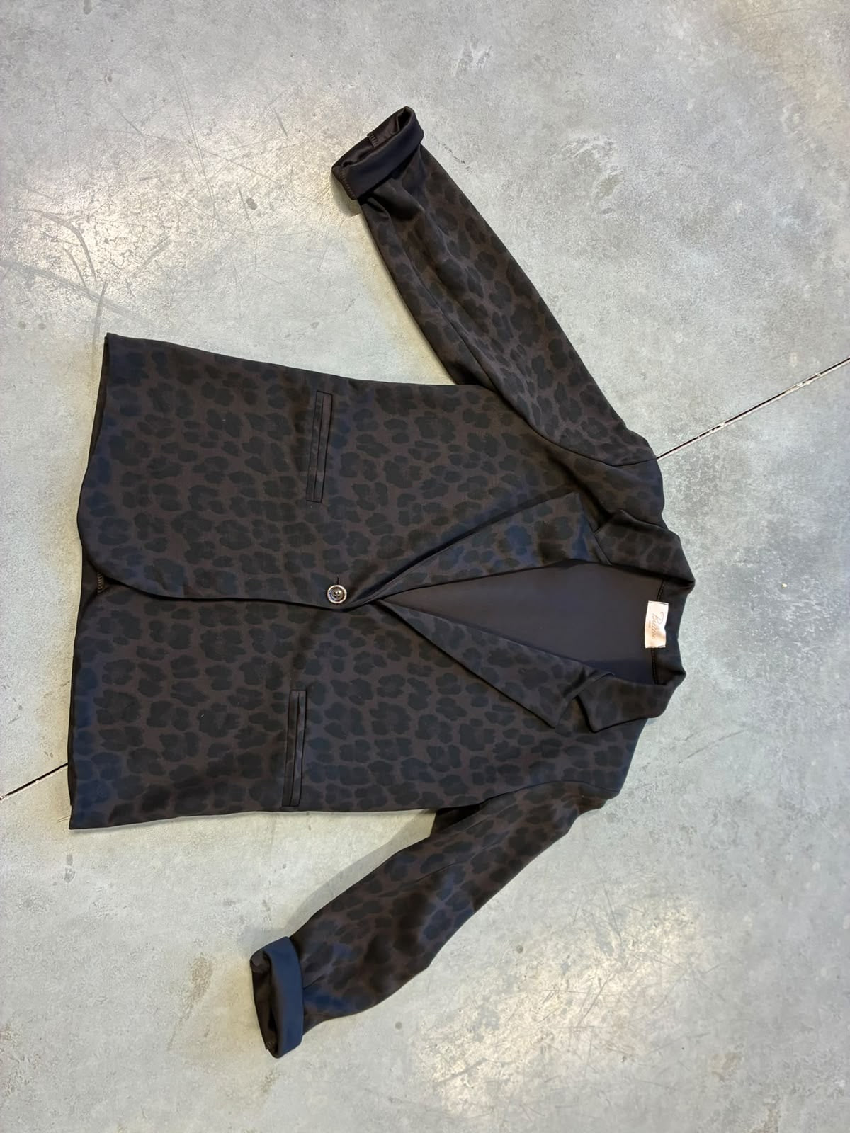 Stretch Butterstoff Blazer LOOK TO THE SKY LEO blackbrown