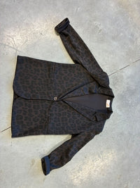 Stretch Butterstoff Blazer LOOK TO THE SKY LEO blackbrown