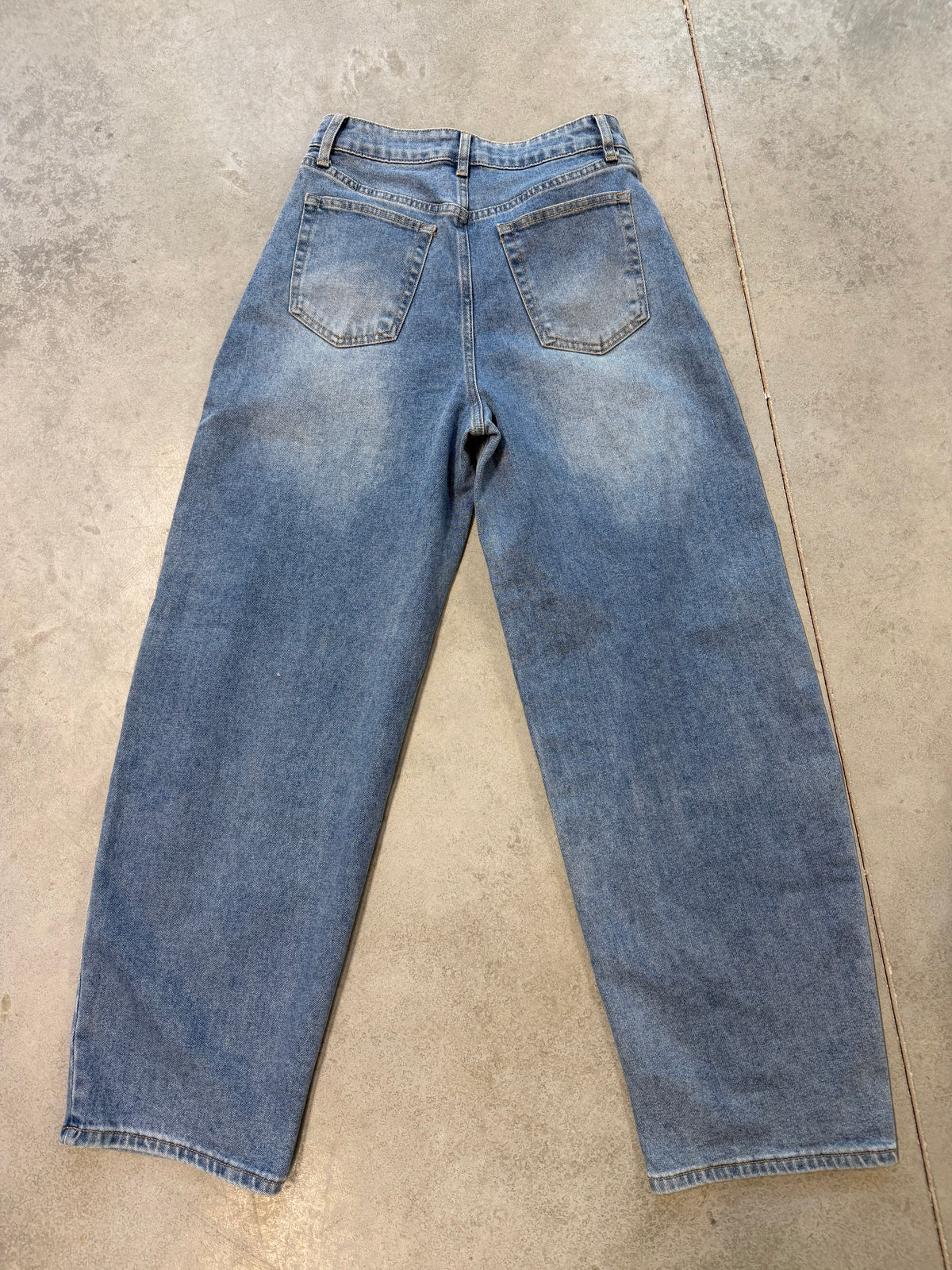Barrel Jeans Tall Girl denim blue