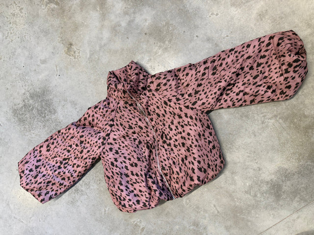 Jacke PUFFY POWER mit Reißverschluss rosé/pflaume REH