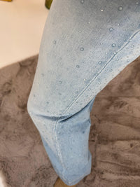 Stretch Jeans Wide Leg SPARKLE DIAMONDS