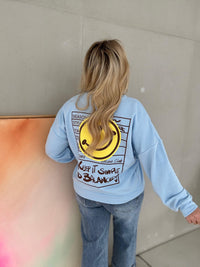 Sweater hellblau KEEP IT SIMPLE AND BALANCED