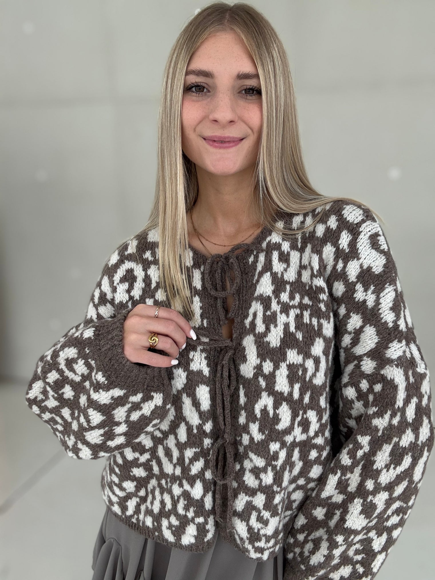 Strickjacke MOCHA MOUSSE LEO zum binden