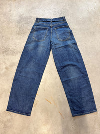 Ballon/Barrel Jeans mit umgeklapptem Fashion Bund