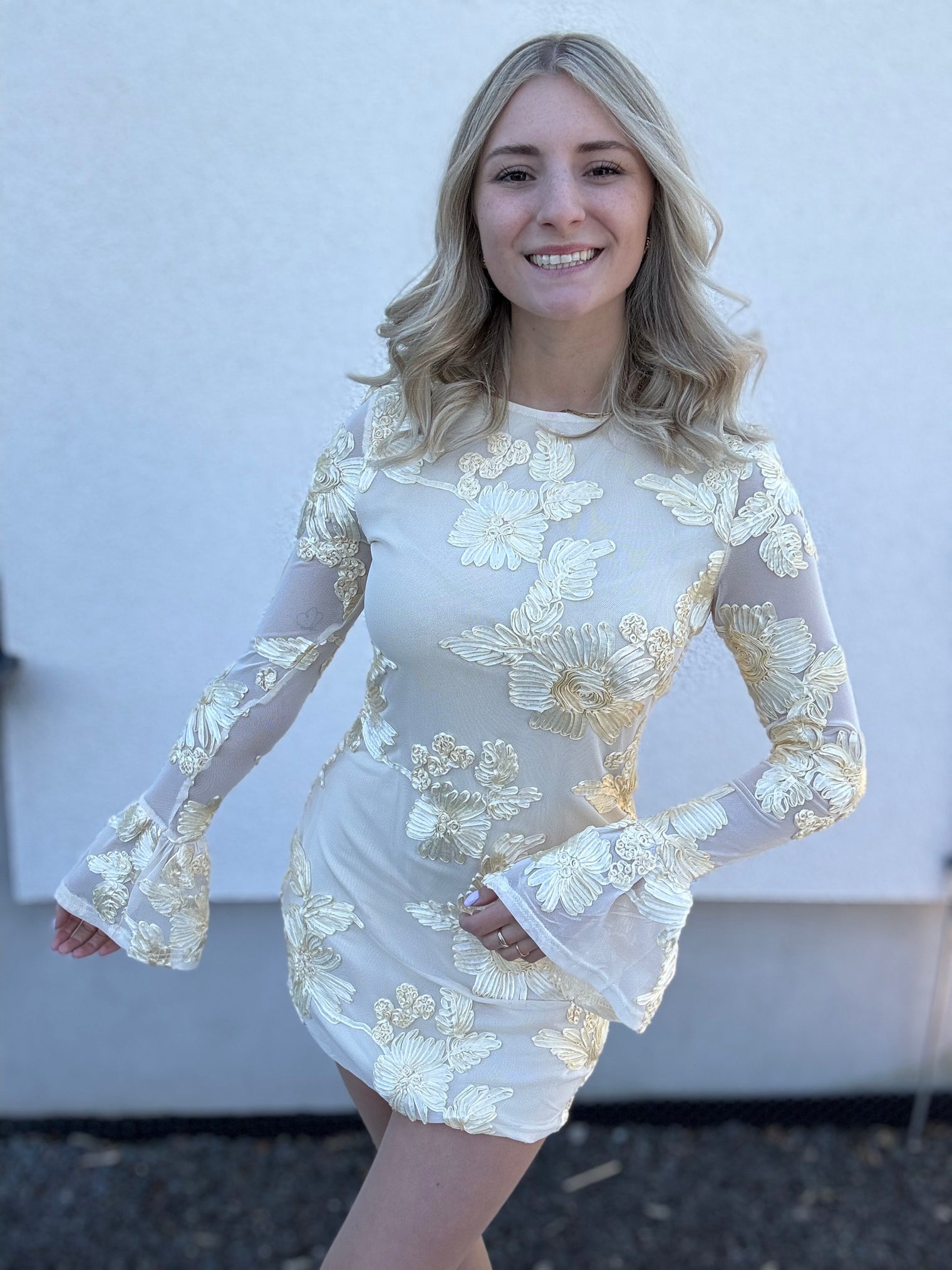 Kleid  WILD GRACE Buttermilk Lemon