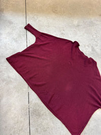 Fledermauspullover Feinstrick burgundy