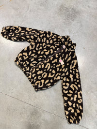 Kuschel Jacke LEO & Patch DRESS FOR YOURSELF chocolate/beige