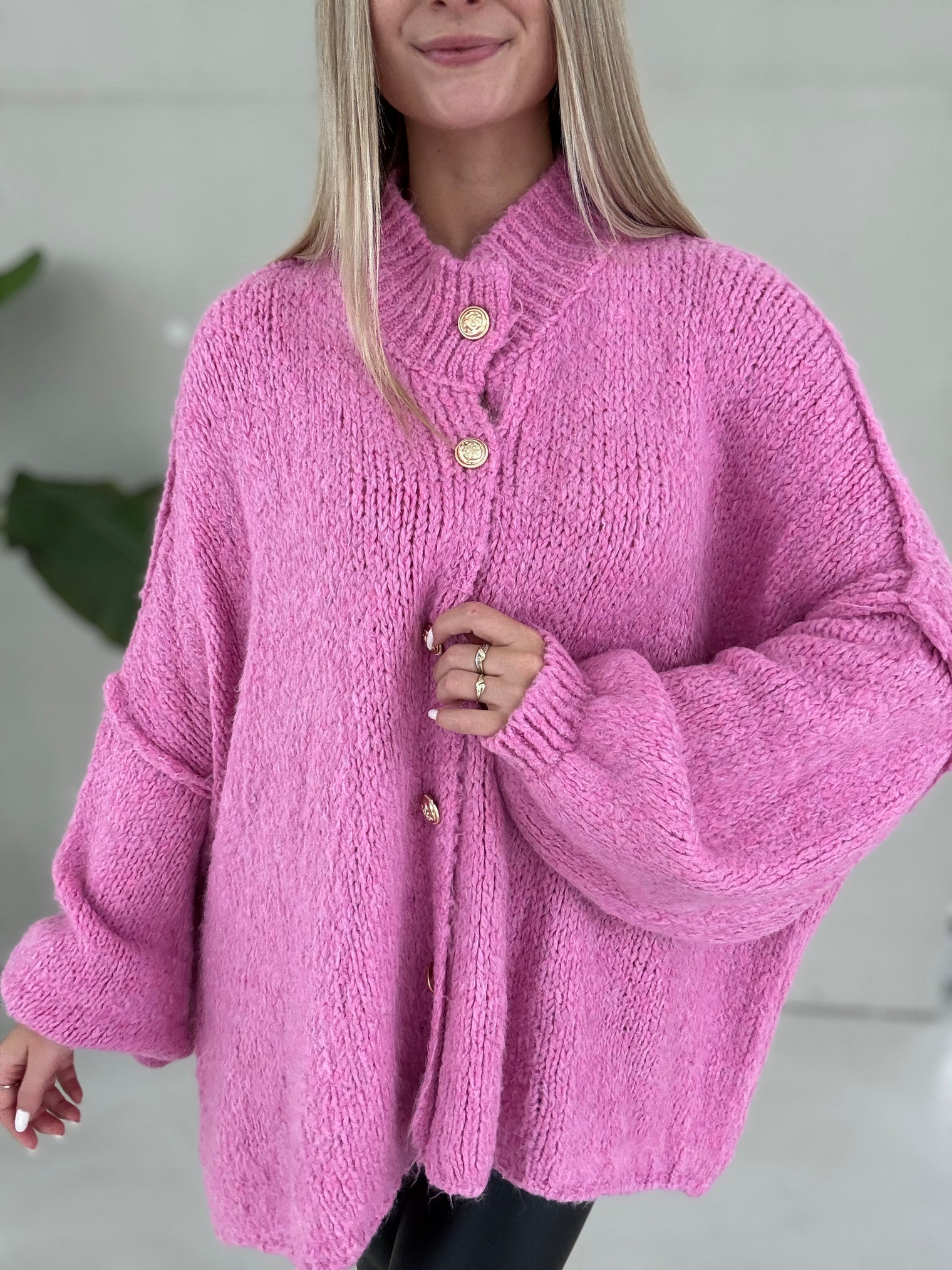 Strickjacke SUPER SOFT Candy pink