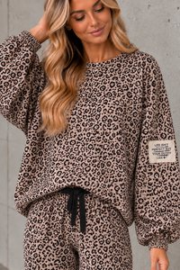Sweater LEO CRUSH taupe