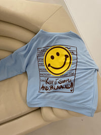 Sweater hellblau KEEP IT SIMPLE AND BALANCED