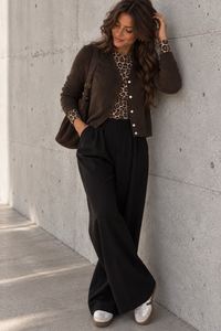 Alpaka Cardigan SCANDINAVIAN GIRL chocolate