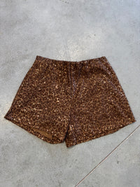 Sparkle Shorts Elegance mit elastischem Bund Chocolate