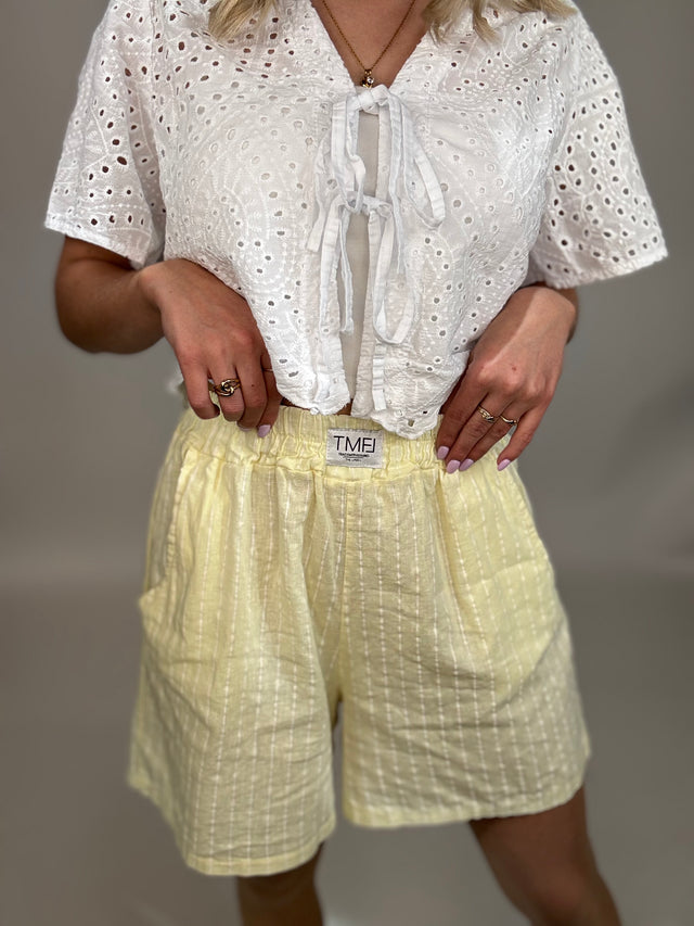 Signature Leinenshorts BUTTERMILK LEMON