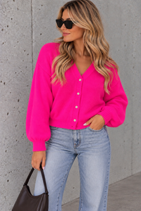 Alpaka Cardigan SCANDINAVIAN GIRL Pink