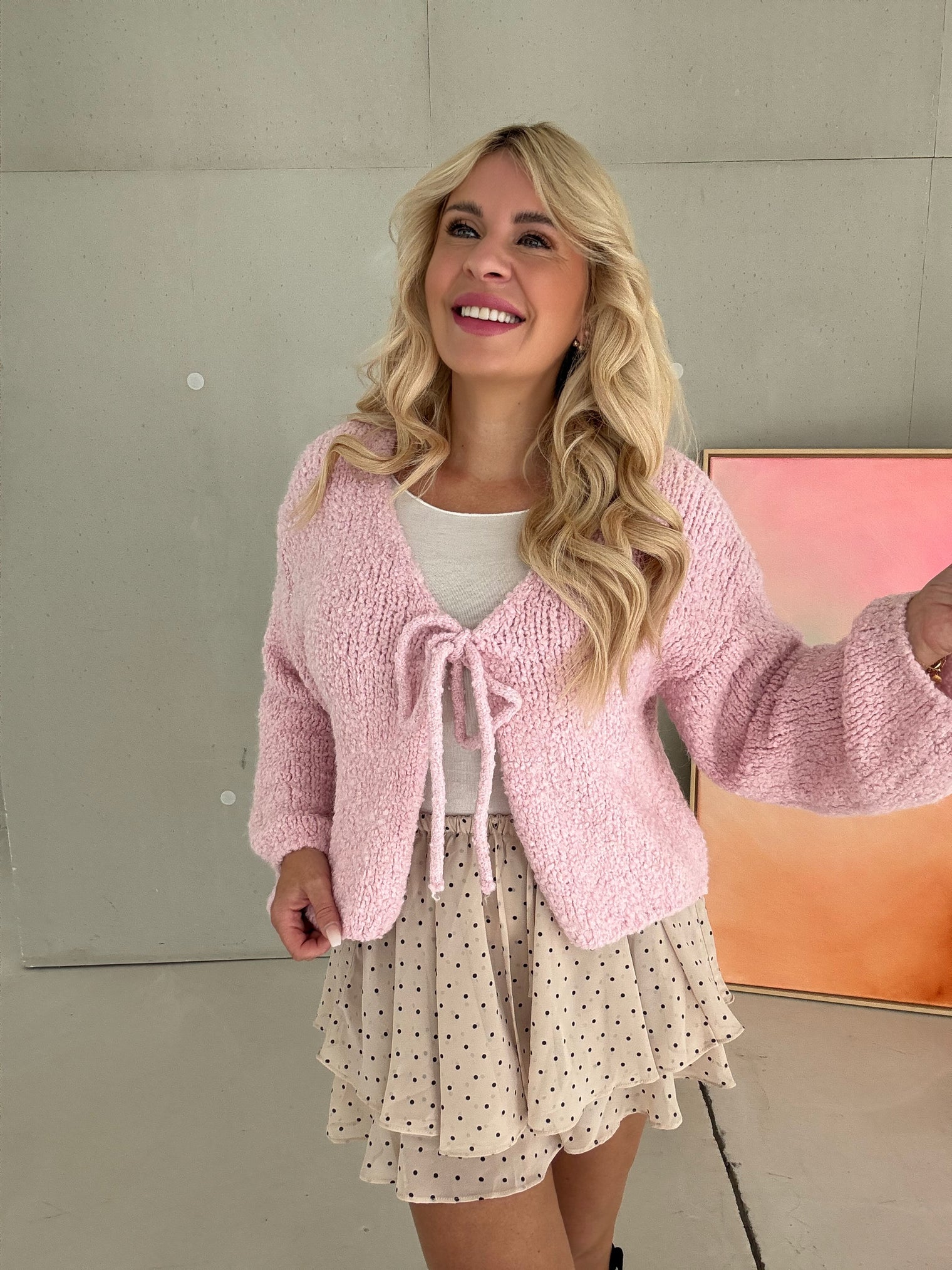 Strickjacke SWEET and Cozy  ballerina rosa