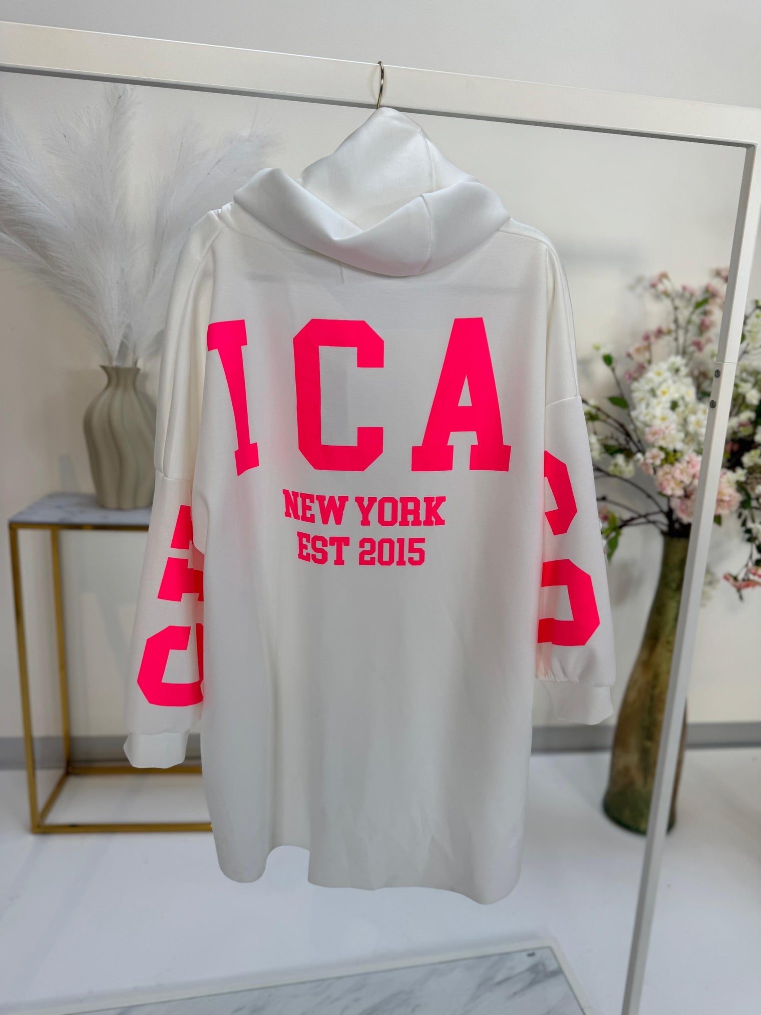 Oversize Sweater mit Rückenprint CHICAGO