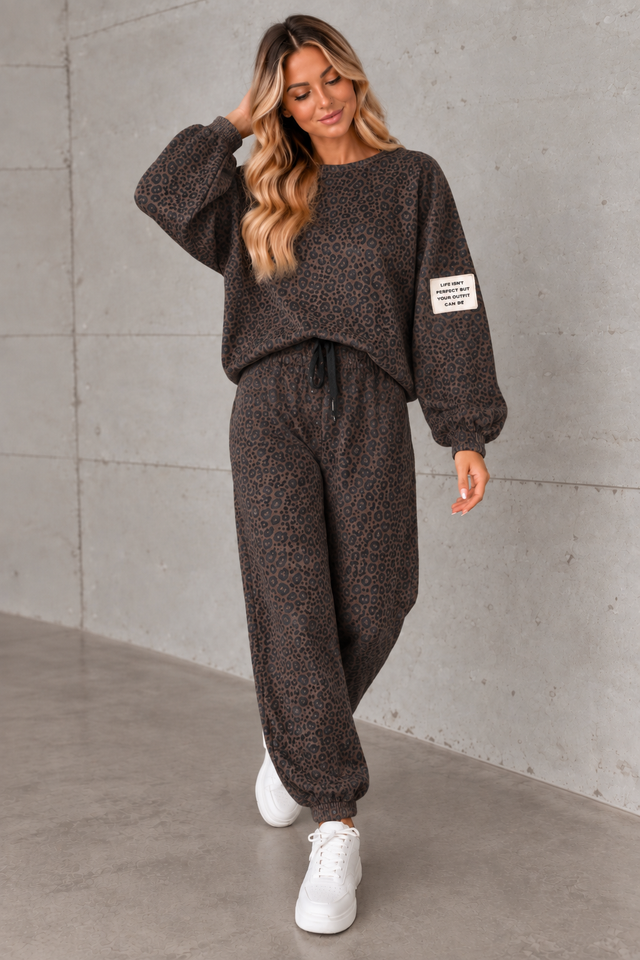 Sweater LEO CRUSH chocolate