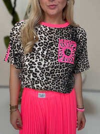 Statement Shirt leo LE SOLEIL mit seitlichen Streifen