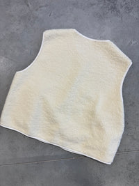 Signature Weste Teddy creme