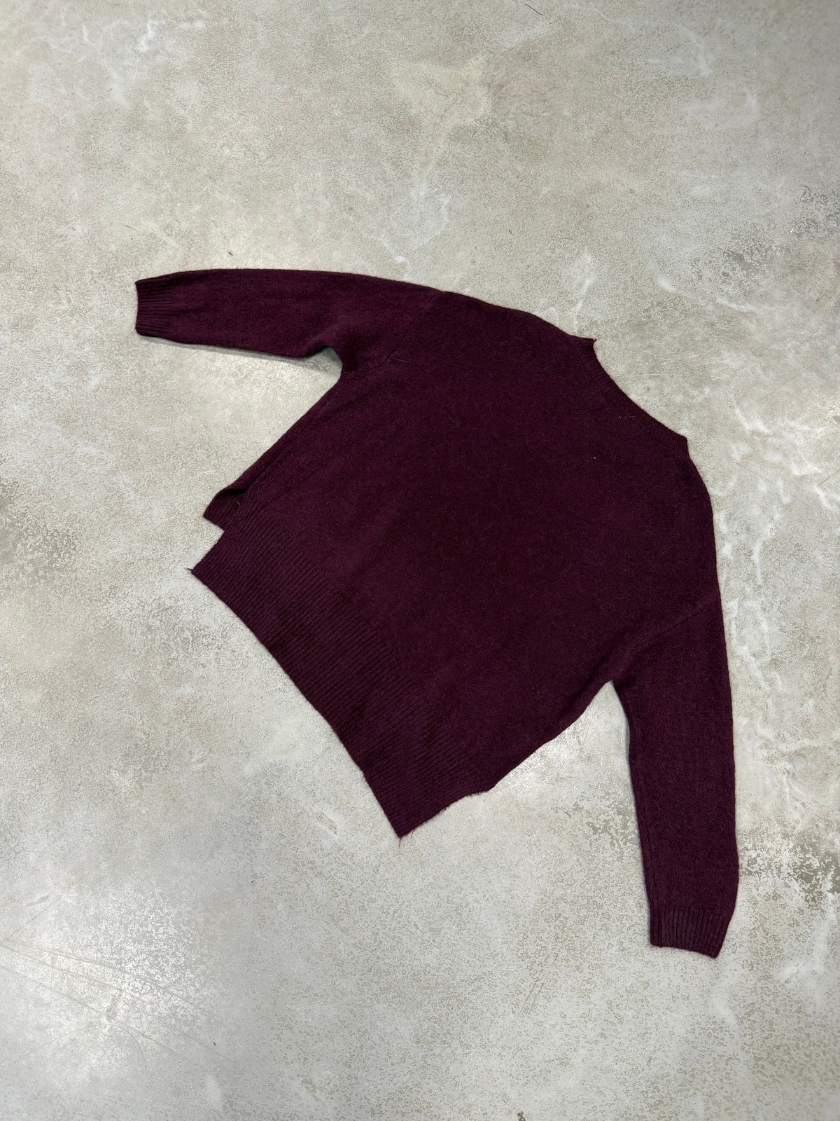Alpaka Pullover SCANDINAVIAN GIRL Oversize Burgundy