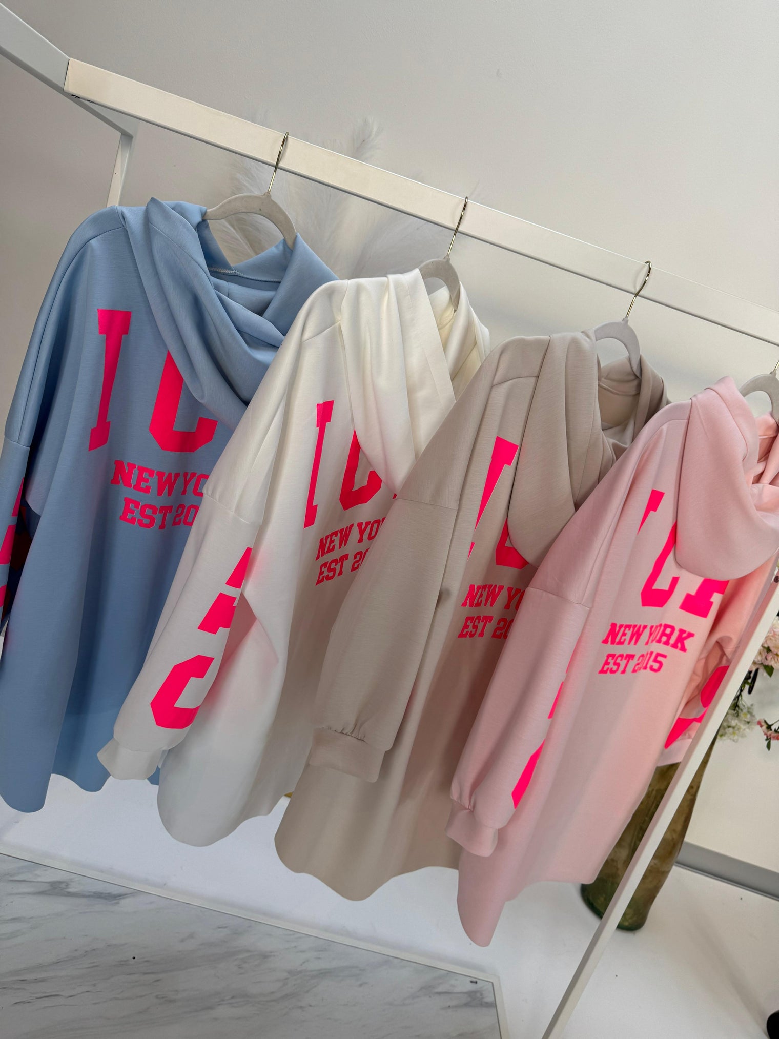 Oversize Sweater mit Rückenprint CHICAGO