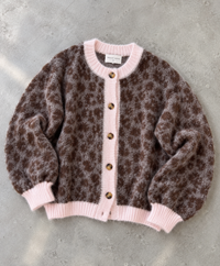 Strickjacke taupe WILD&COZY taupe rosa