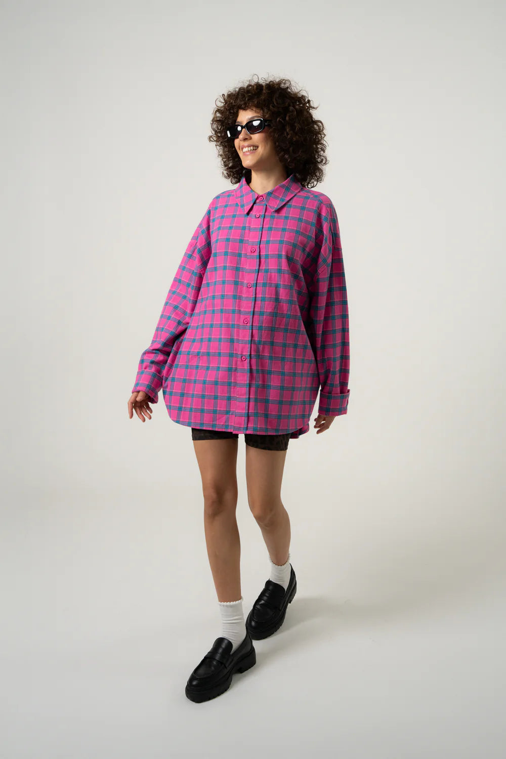 OH APRIL Vivian Shirt Hot Pink