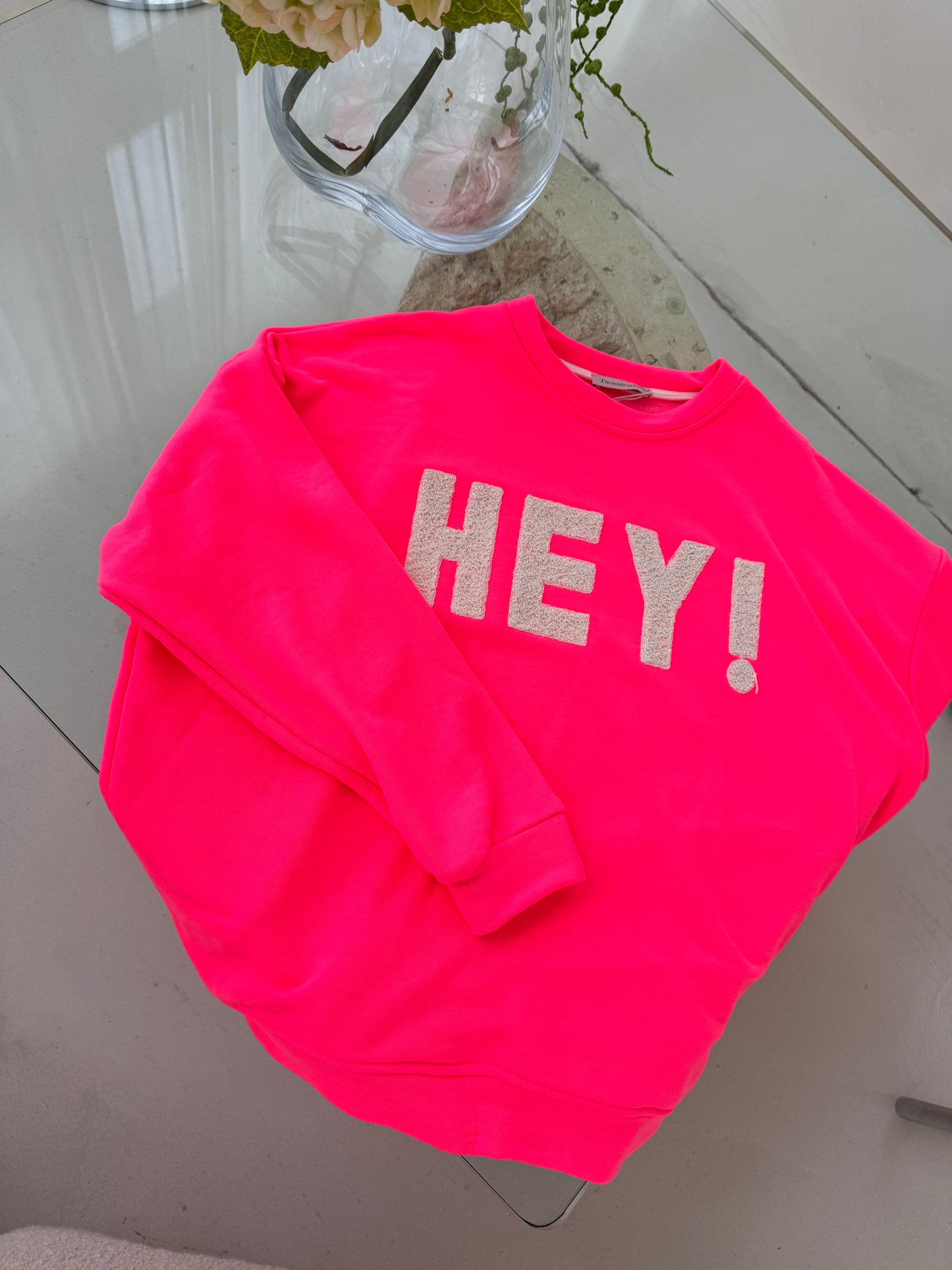 Sweater HEY hot pink