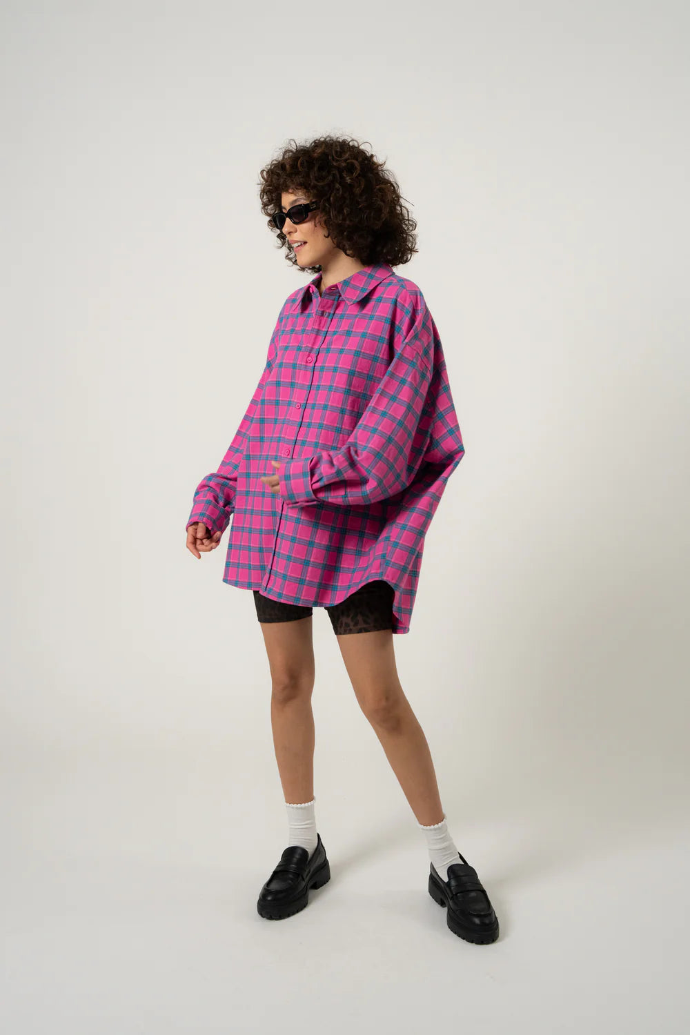 OH APRIL Vivian Shirt Hot Pink