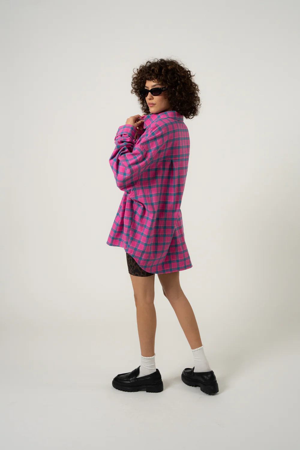 OH APRIL Vivian Shirt Hot Pink