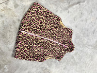 LEO Teddy Weste beige/braun/pink