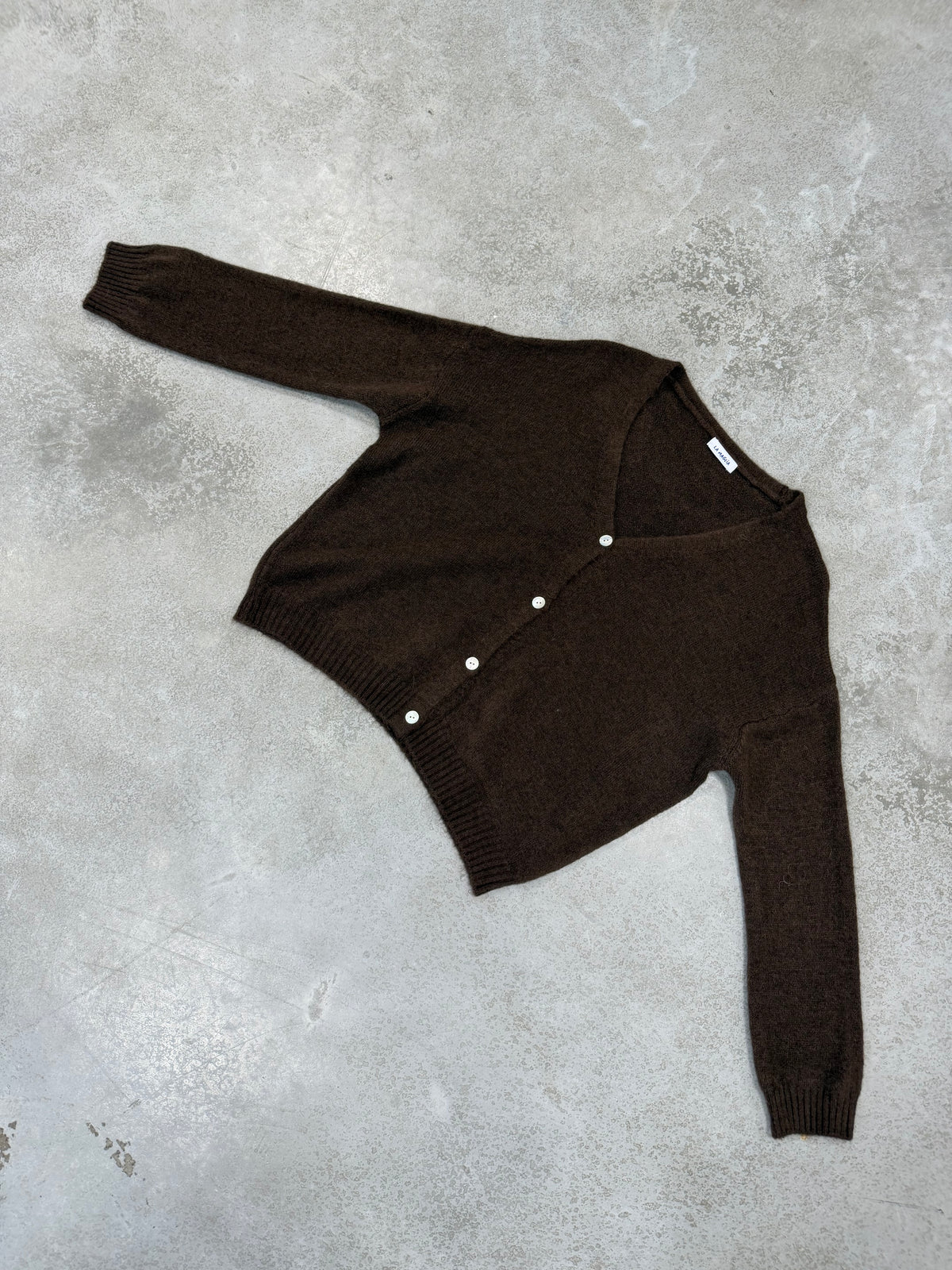Alpaka Cardigan SCANDINAVIAN GIRL chocolate