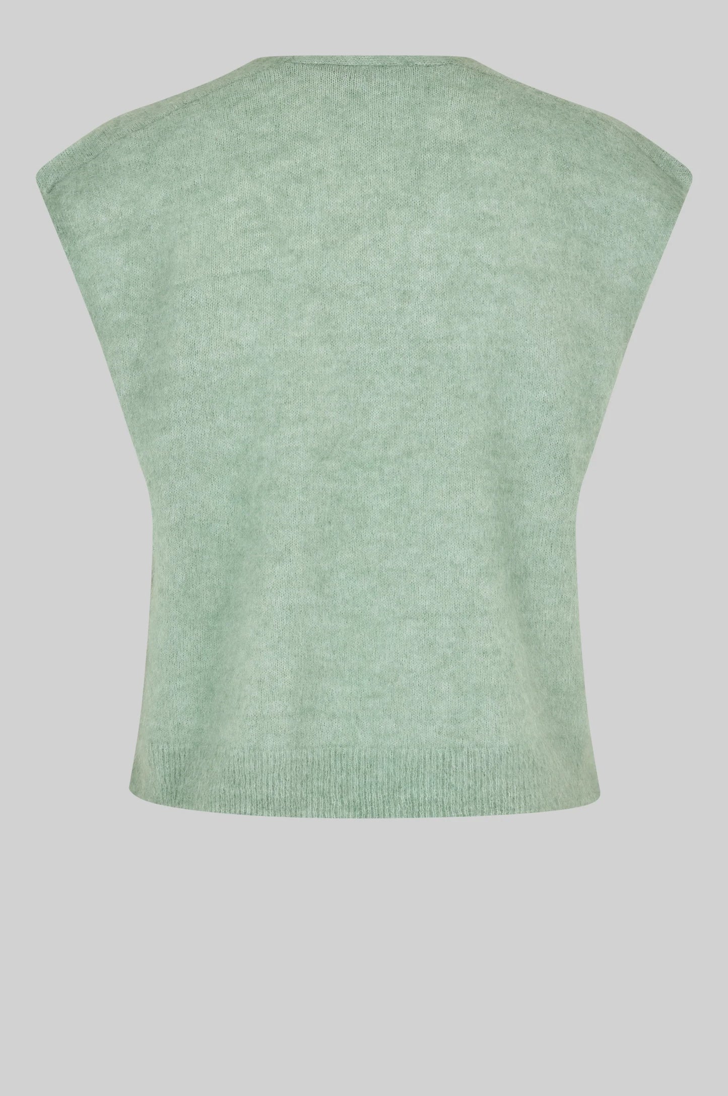 Second Female Camryn Knit Vest slate green