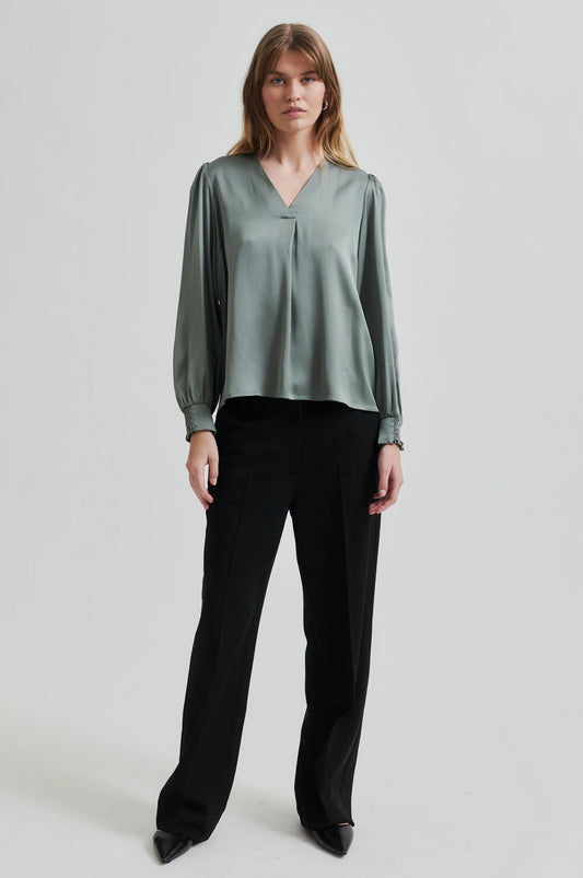 Second Female Barri Blouse agave-green