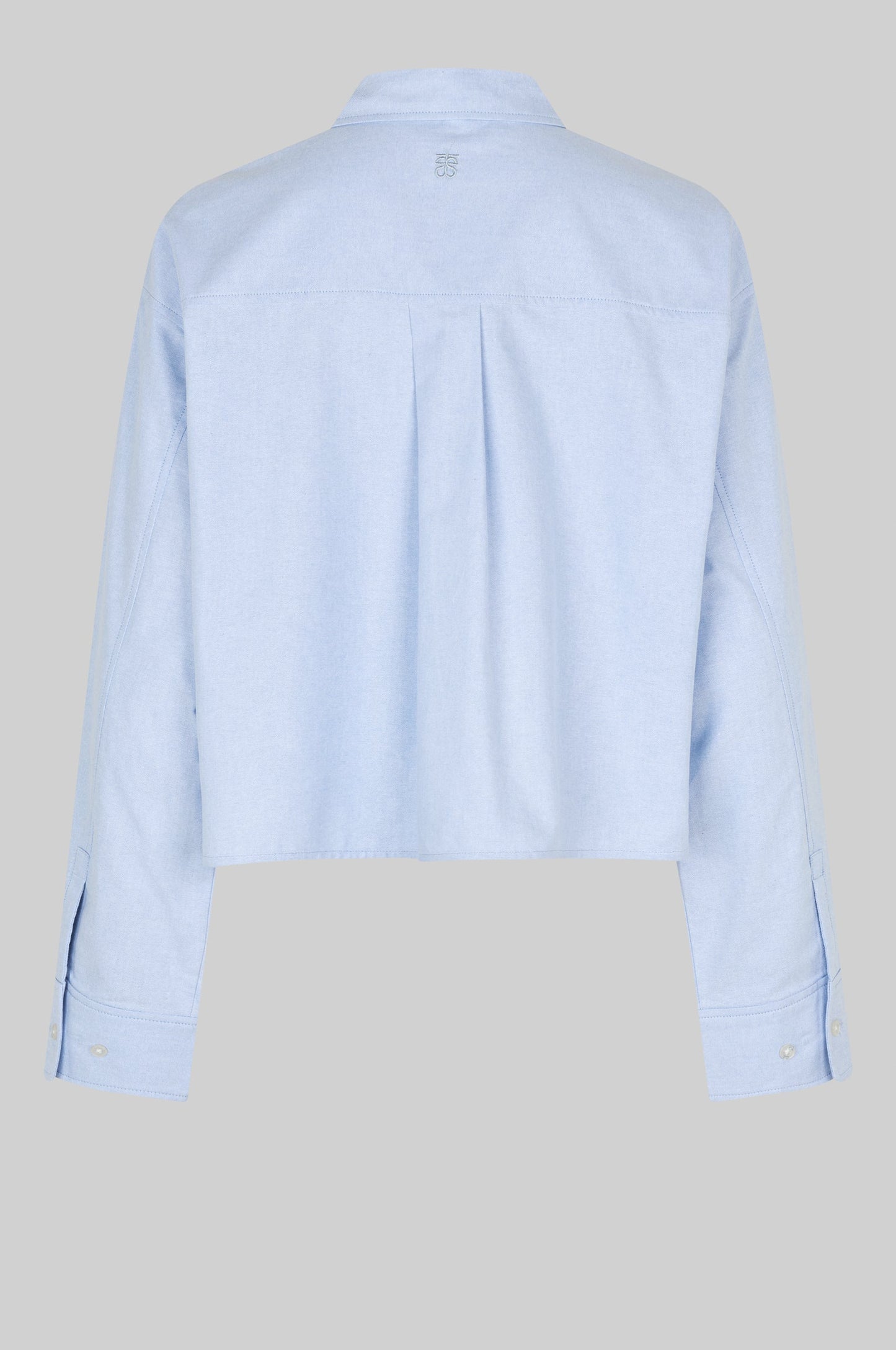 Second Female Baulo Cropped Shirt cashmere blue