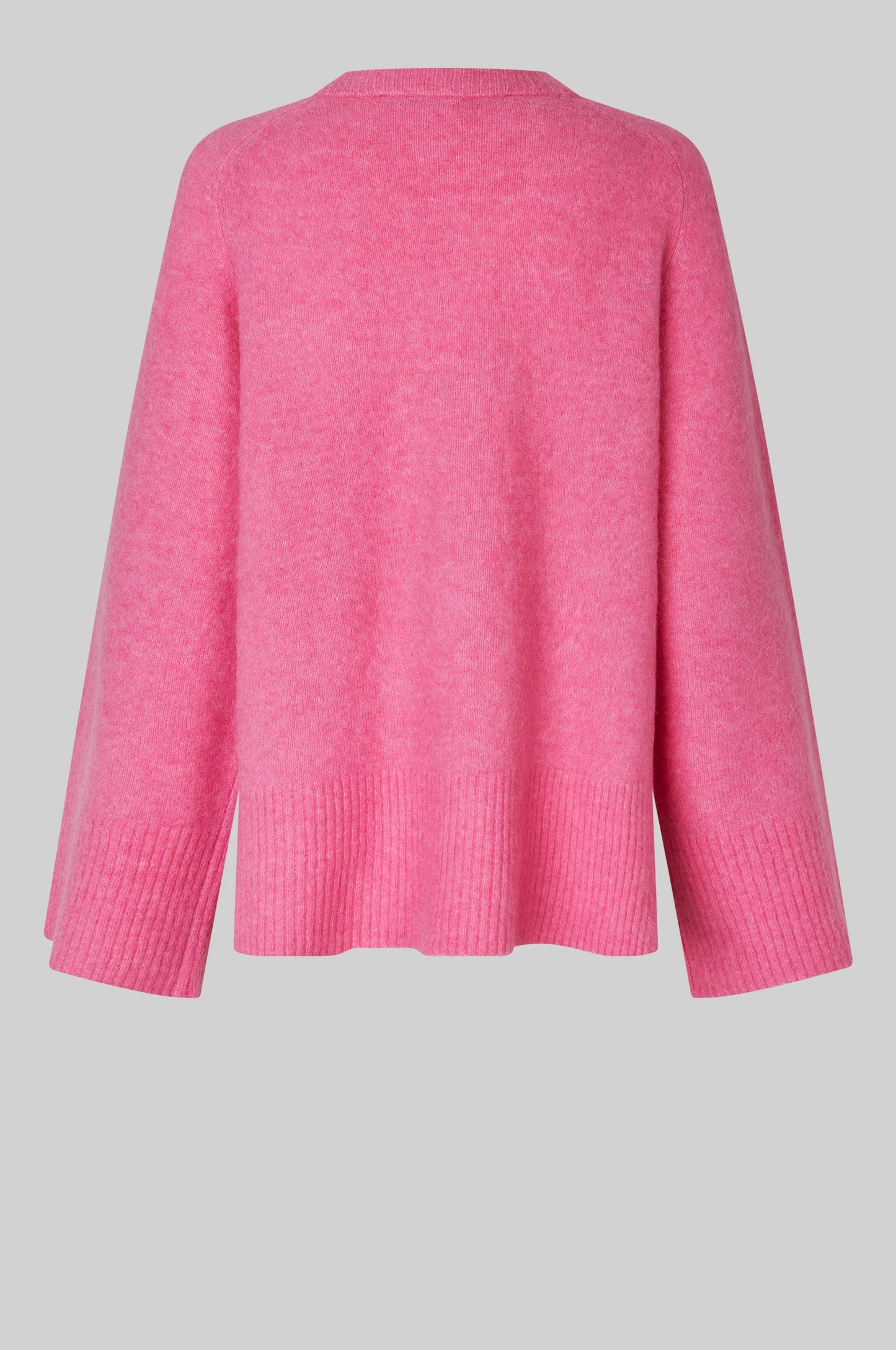 Second Female Roy Knit Raglan O-Neck pink-cosmos