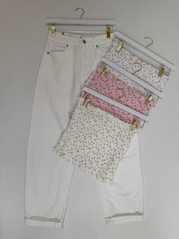 Stretch Mom Jeans WHITE NIGHTS