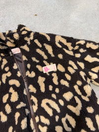 Kuschel Jacke LEO & Patch DRESS FOR YOURSELF chocolate/beige