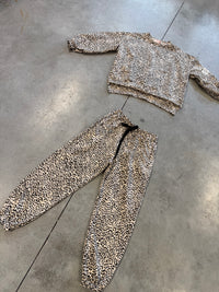 Sweat Pants LEO CRUSH creme