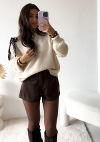 Shorts Velours Shorts Chokolate