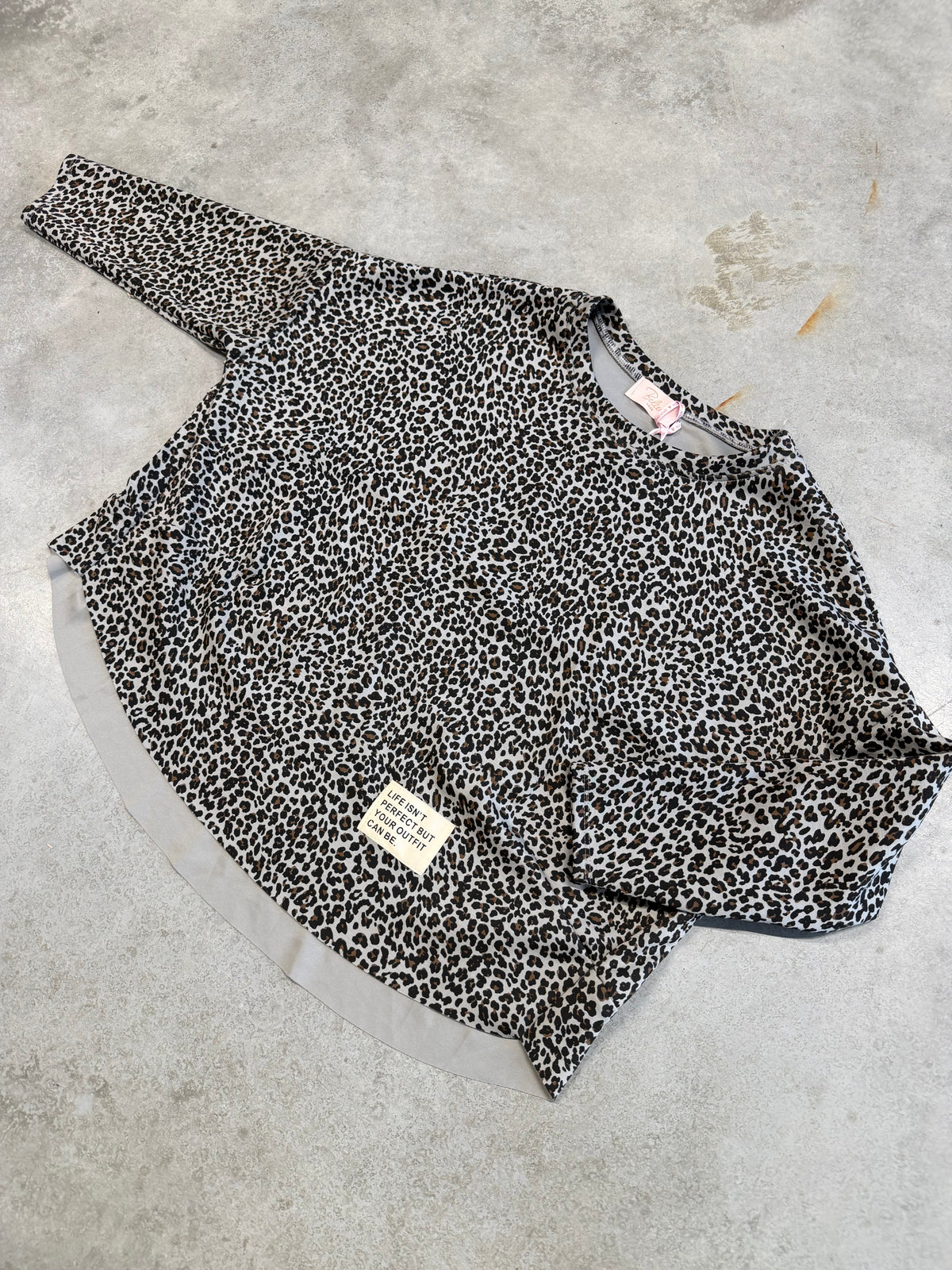 Butterstoff Langarmshirt LIGHT PERFECT OUTFIT grau LEO