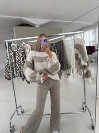 Strickhose SUPER SOFT taupe