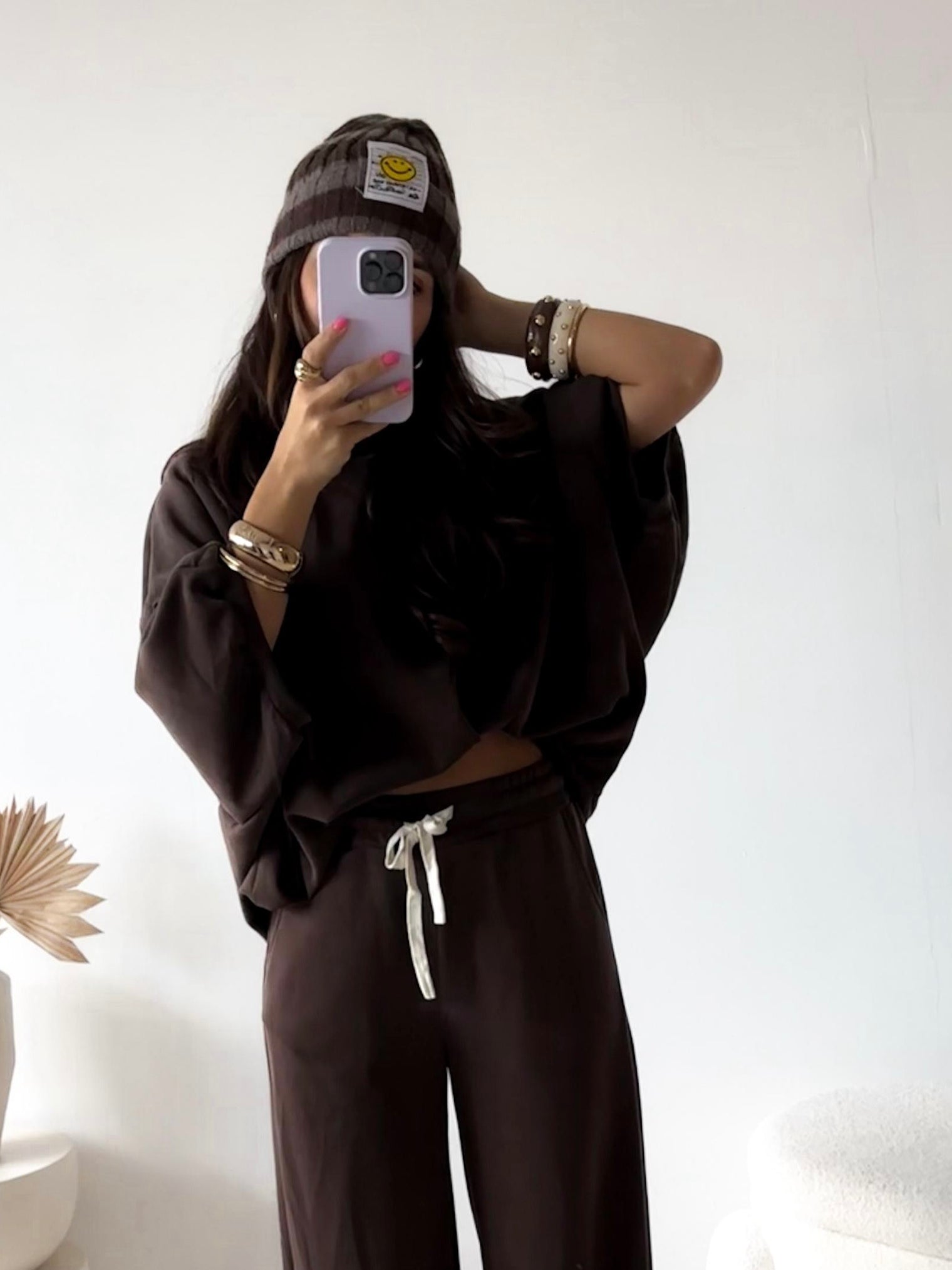 Sweatshirt Brown LOVER super soft