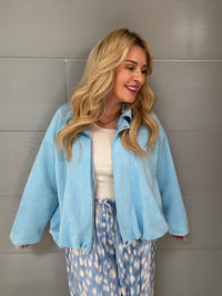 Velours Lederjacke KILL THEM WITH SOFTNESS