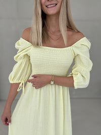 Kleid MYKONOS DREAM Buttermilk Lemon